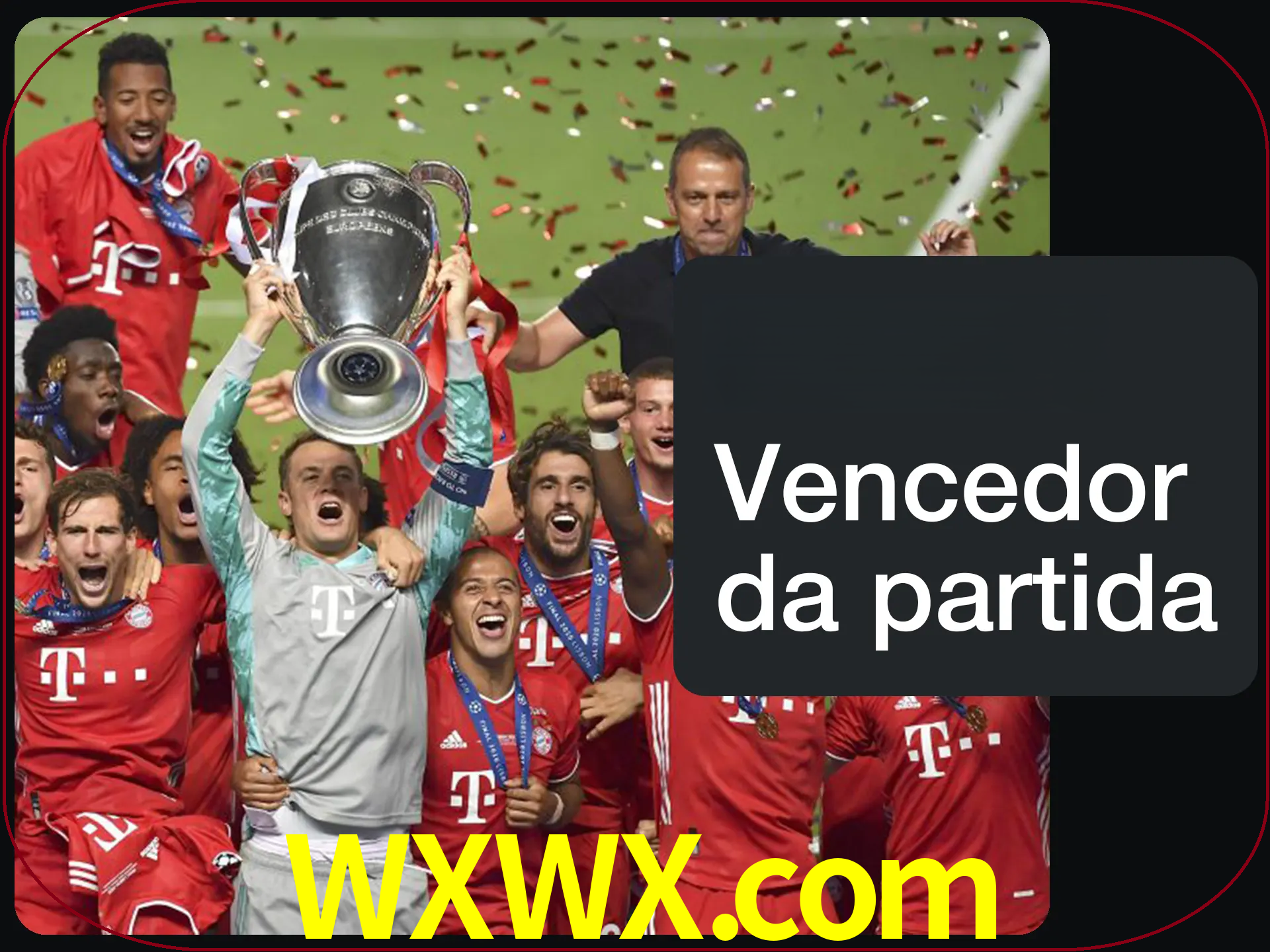 Aposte no vencedor e ganhe uma grande quantia de dinheiro.