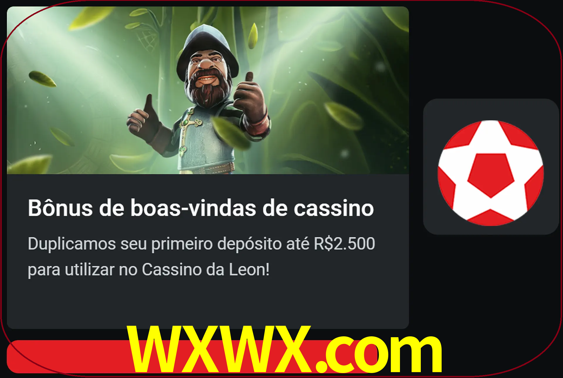 Receba seu dinheiro do bônus de boas-vindas após o primeiro depósito.