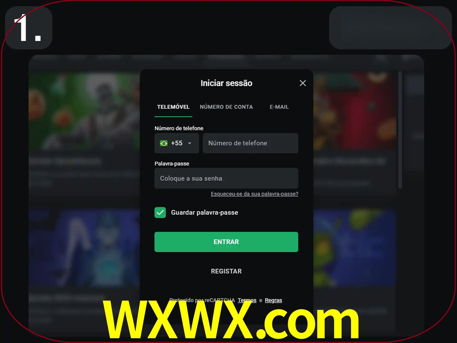 Acesse o site.